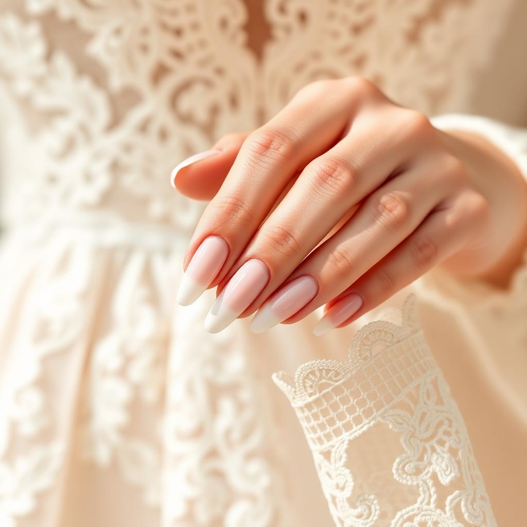Bridal Nails — Timeless, elegant nails for weddings, engagement shoots, and bridal events.