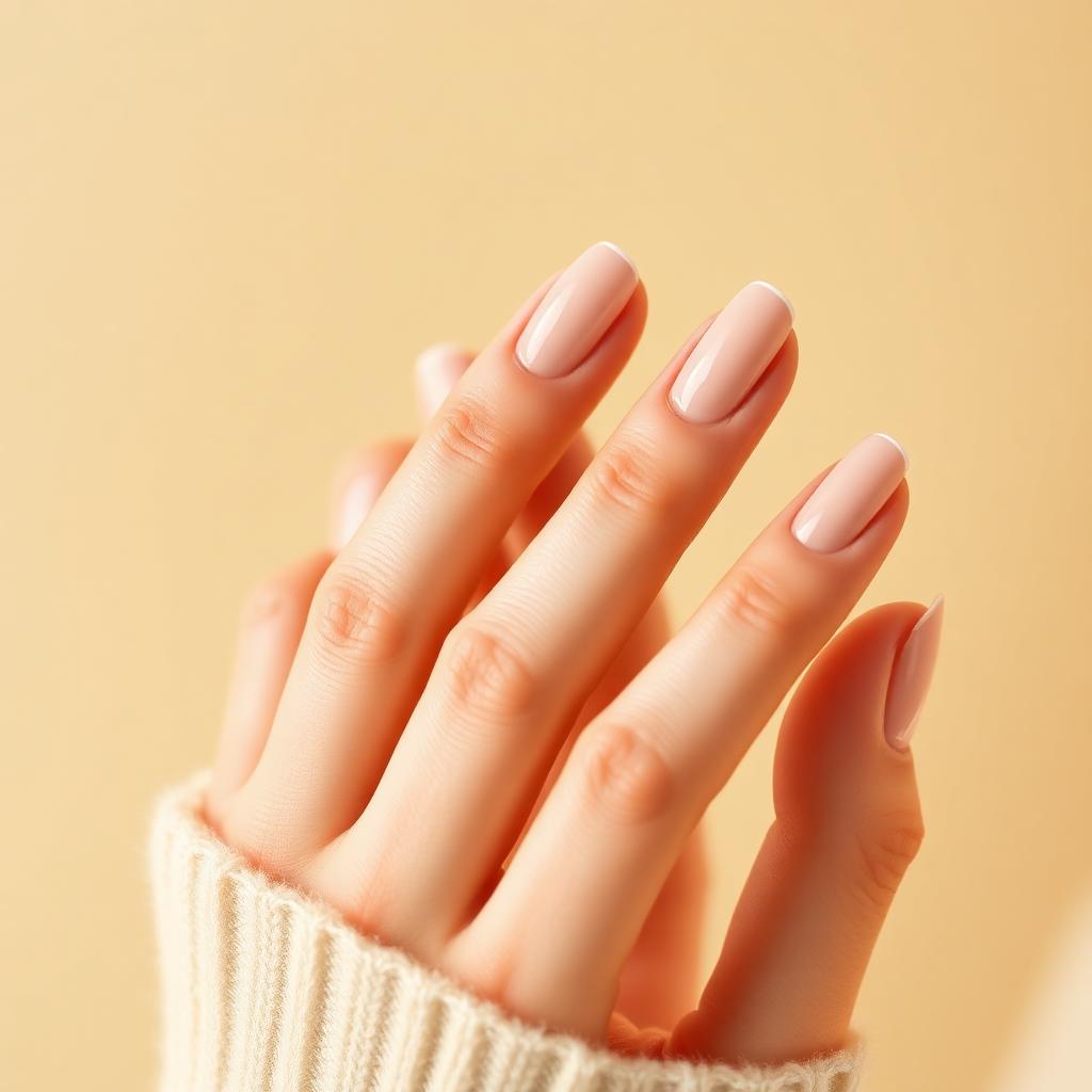 Clean Girl Nails — Soft, neutral, polished, and effortless.
